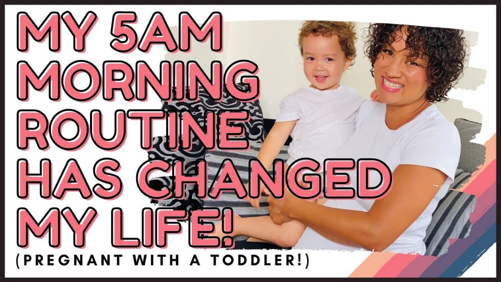 5AM MORNING ROUTINE FOR A PRODUCTIVE DAY PREGNANT WITH TODDLER! | UK MUM VLOG