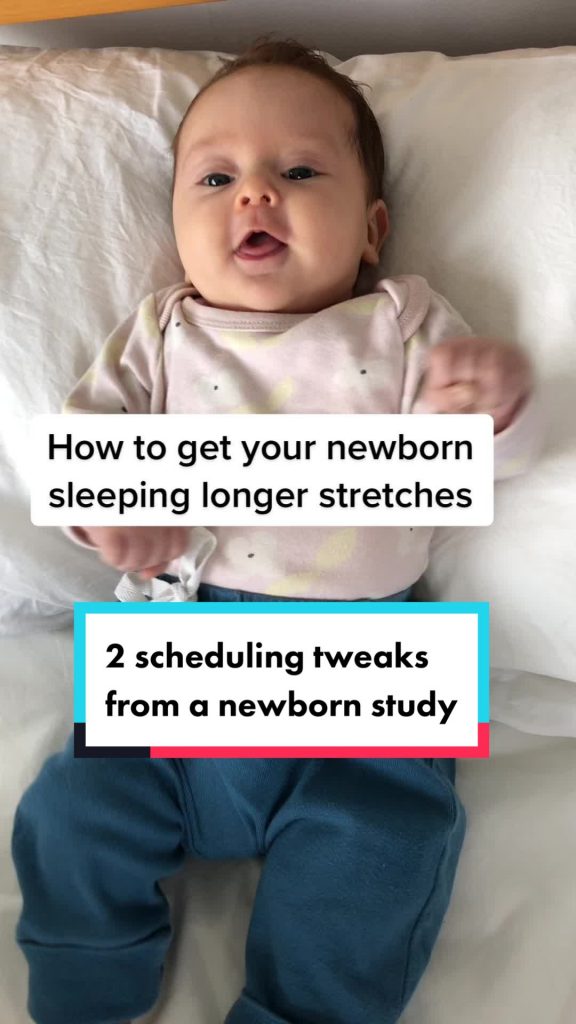 @babysleepteam 2 simple scheduling tweaks from a newborn study (of breastfed bab...
