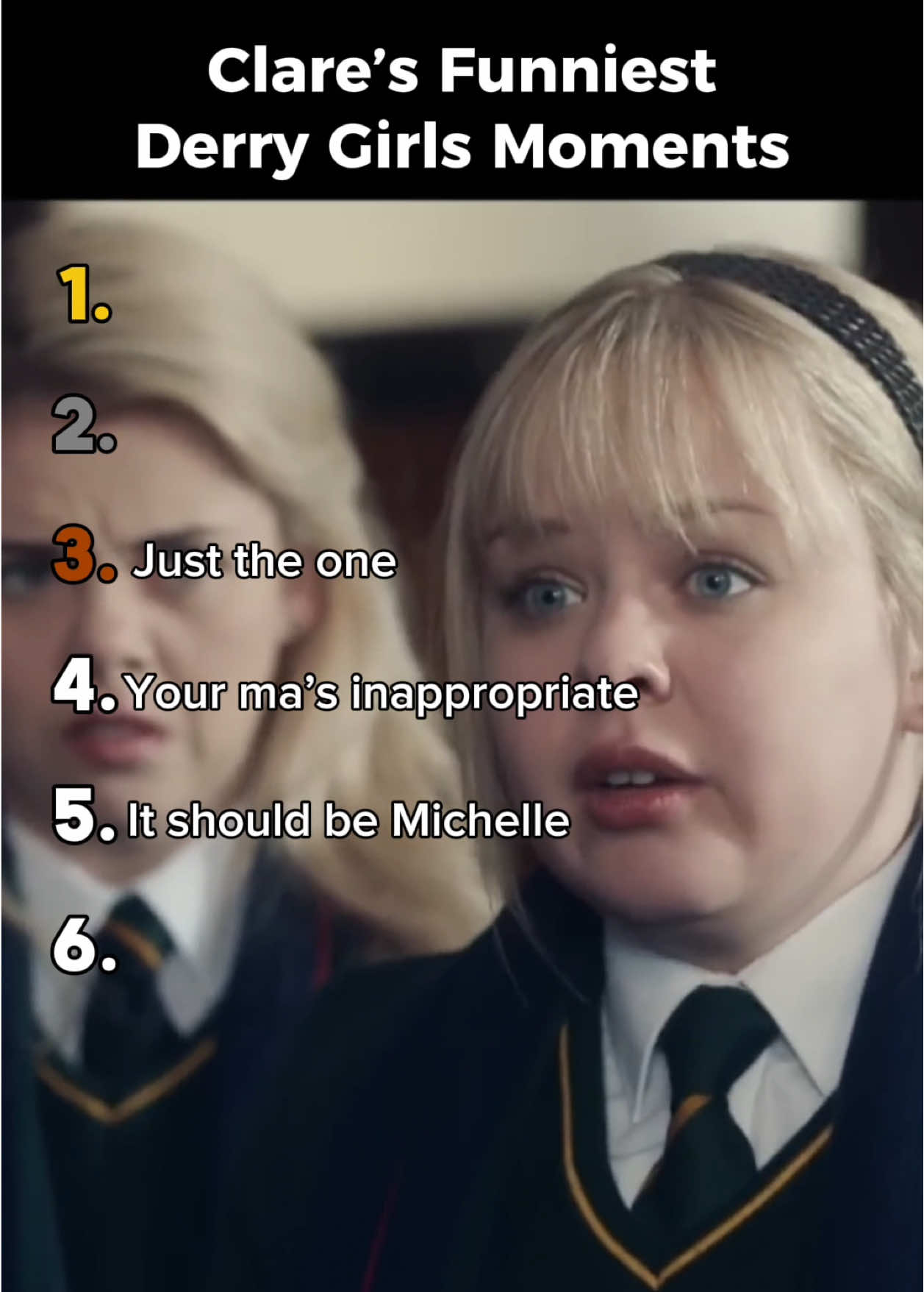 @bestuktelevision Clare’s the funniest Derry Girl  #nicolacoughlan #derrygirls #...