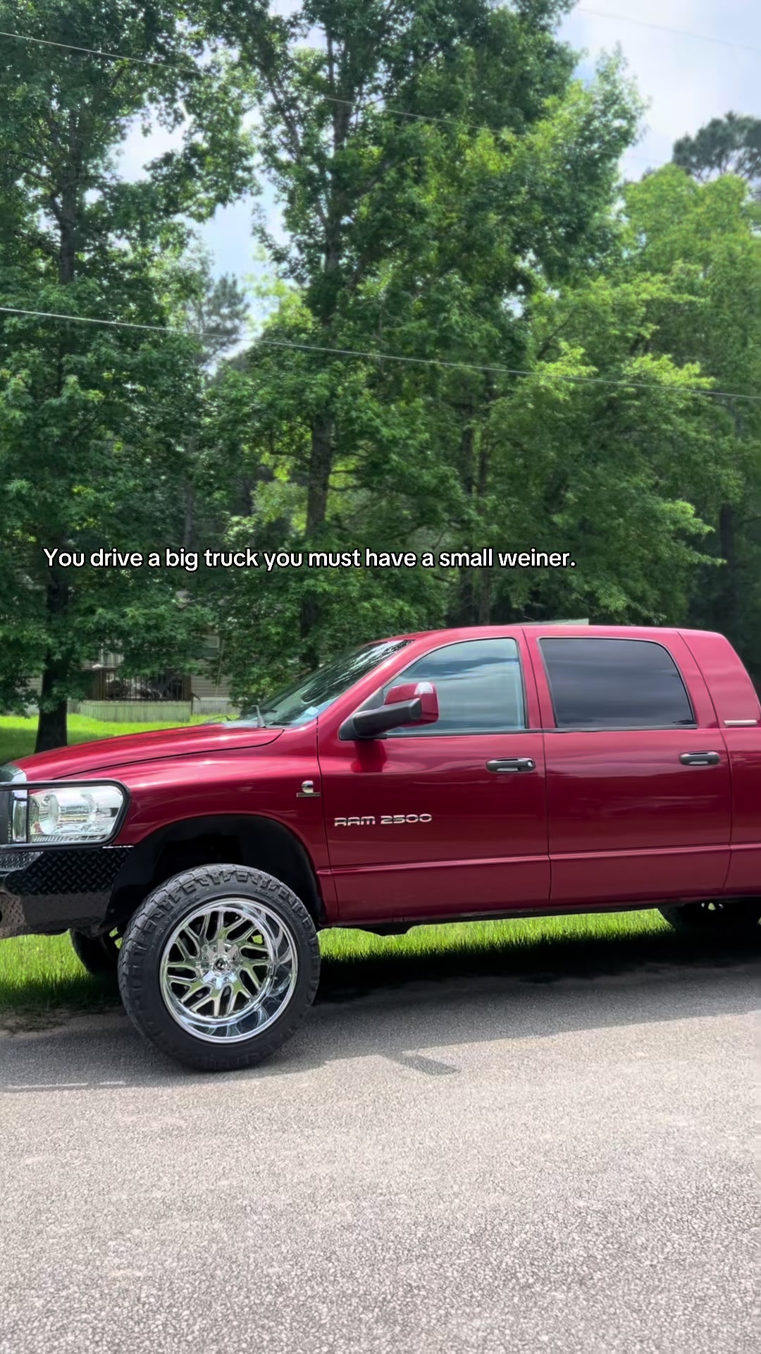 @blake5656 #fyp#weinerdog#dodge Atleast he’s funny  ...