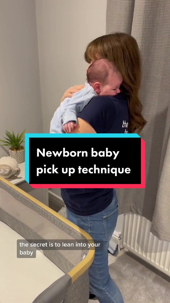 @ewanandfriends How to pick up a newborn/young baby and position onto your shoul...
