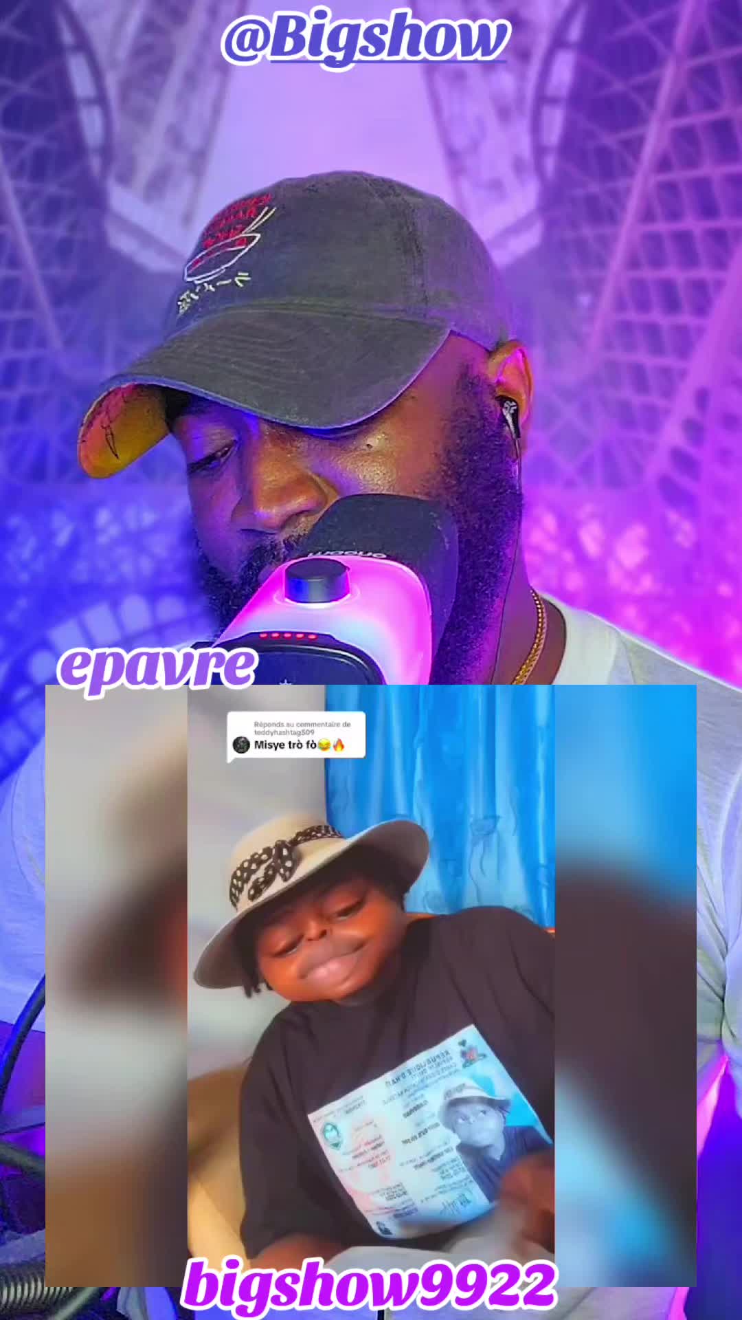 @kreyolreaction bigshow9922 funny video  #bigshow9922 #epavre #haitiantiktok #kr...