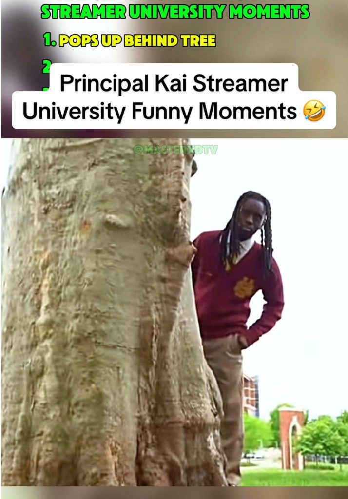 @masterxdtv Kai Cenat Streamer University Funny Moments  Kai Popping out of no w...
