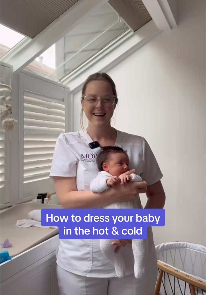 @midwivesownbrand Here’s how to dress your baby in the hot and cold #newbornbab...