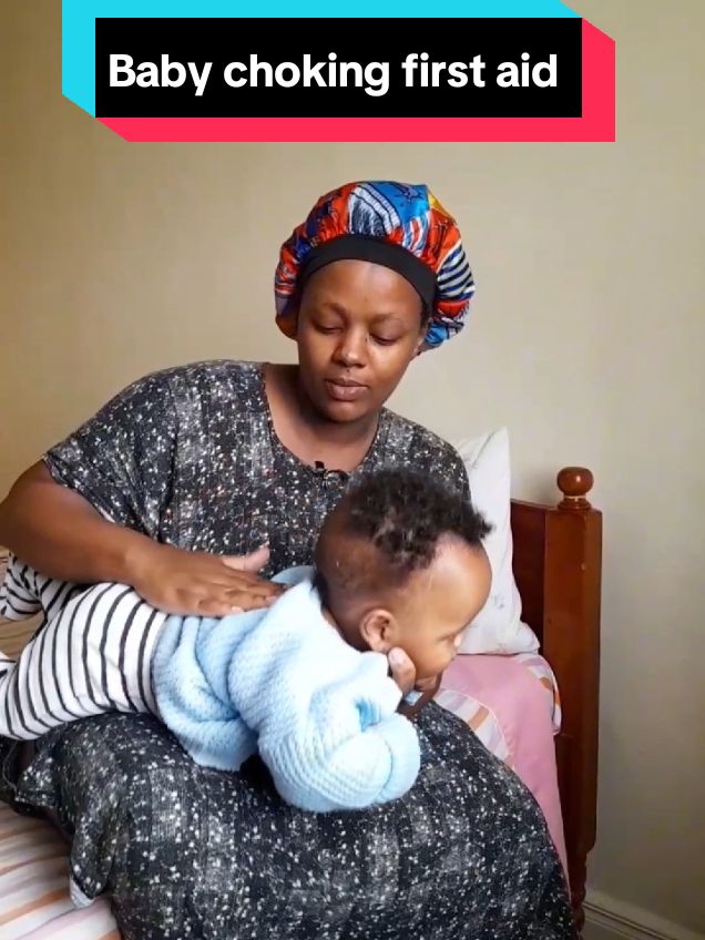 @njambiz Learn baby choking first aid, it is better to have the knowledge and no...