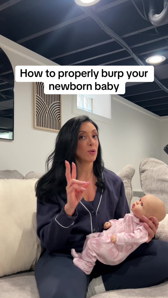 @thenursezeina Burping isn’t just a routine — it’s essential for your baby’s com...