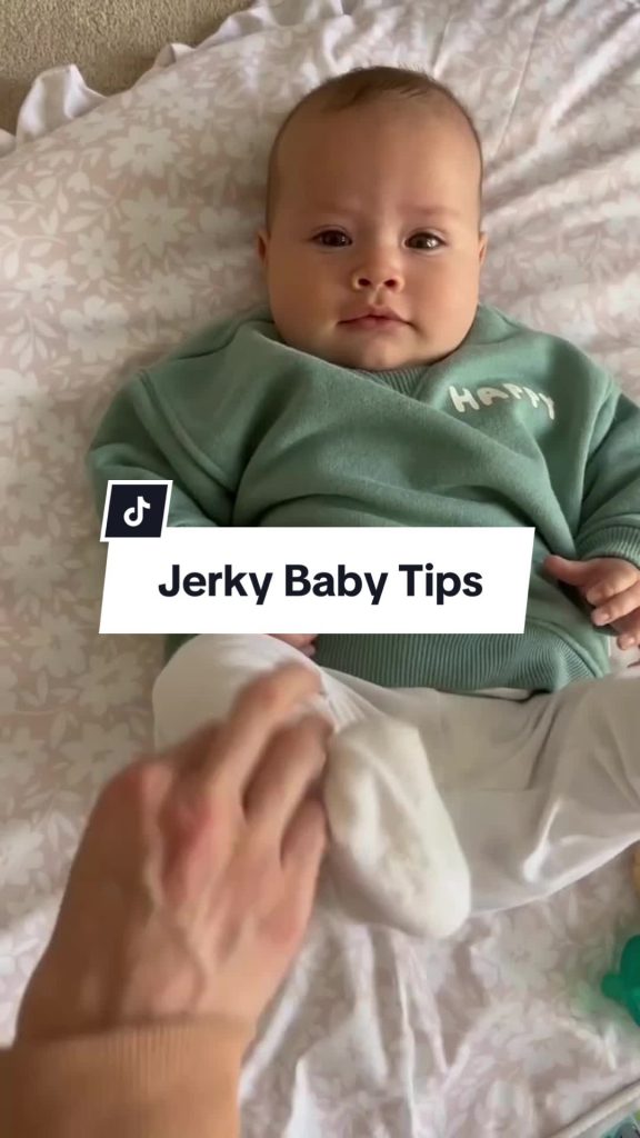 @the.peaceful.sleeper Does your baby seem like they are jerky or fidgety? Lots o...