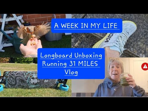 A WEEK IN MY LIFE Longboard Unboxing Running 31 MILES Longboarding #ir #unboxing #run #weekinmylife
