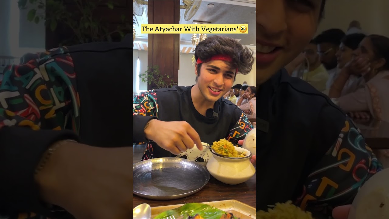Atyachar on Vegetarians*💀😂 | Raj Grover | #shorts