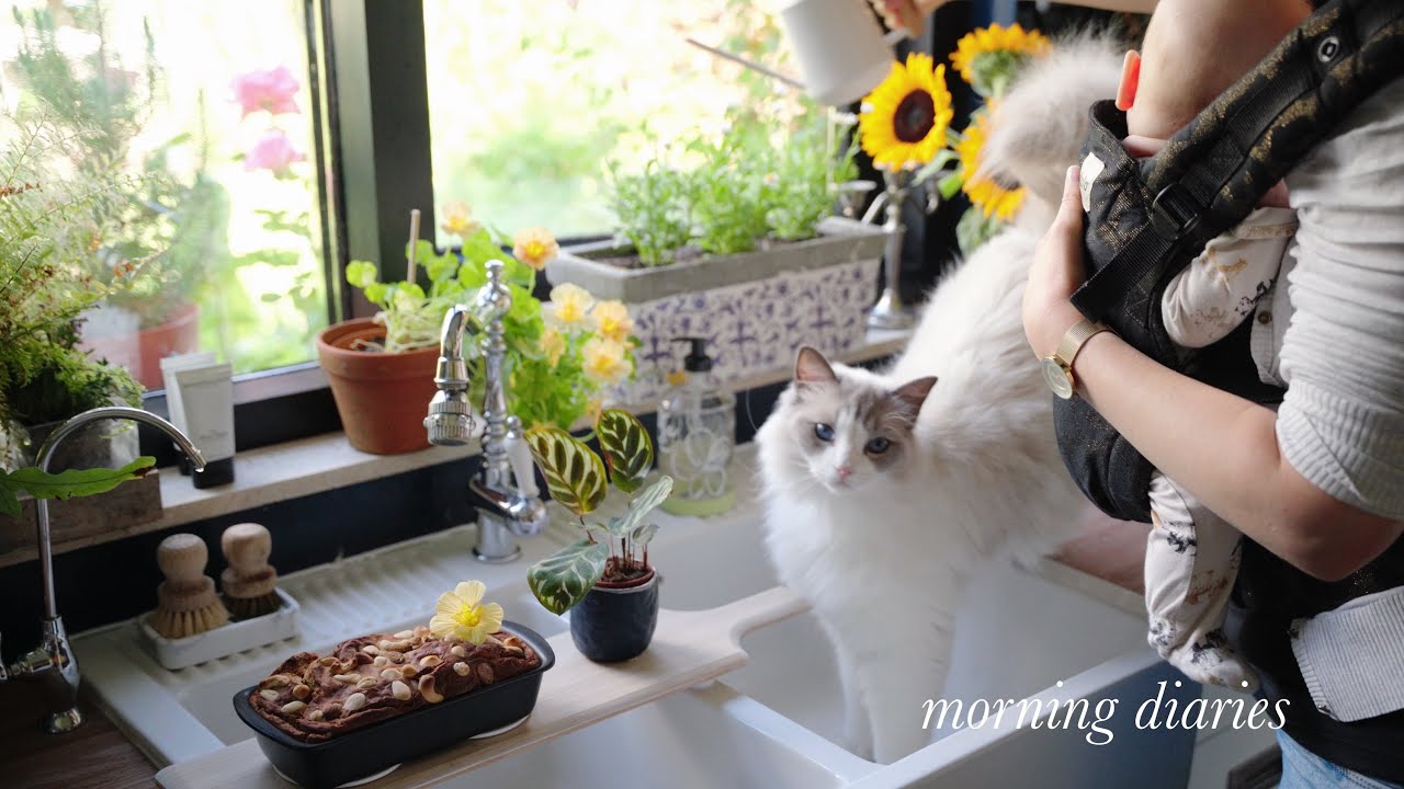 Cozy Morning Diary: 🪴 My Birth Story & Baking a Healthy Banana bread