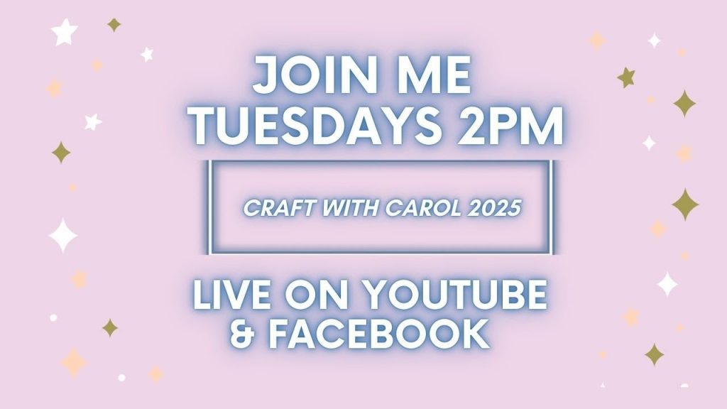 Craftalong with Carol LIVE: Hugs & Healing get well cards