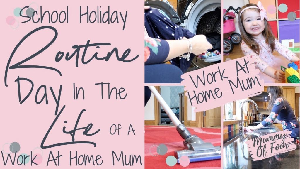 DAY IN THE LIFE OF A MUM VLOG | SCHOOL HOLIDAY MORNING ROUTINES | SPEED CLEAN  DO LAUNDRY WITH ME UK