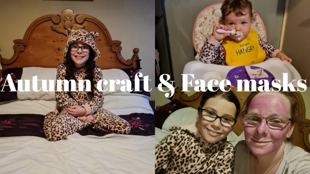DITL | AUTUMN CRAFT AND FACE MASKS | UK MUM OF TWO