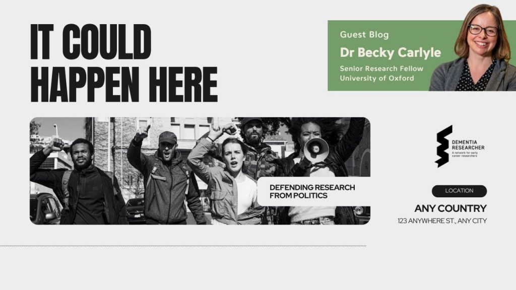 Dr Becky Carlyle - It Could Happen Here: Defending Research from Politics