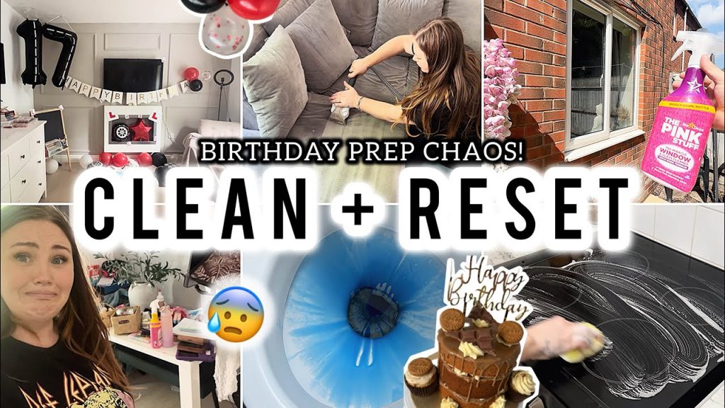 Extreme Cleaning Motivation 2025 | Whole House Reset for Birthday Party Prep!