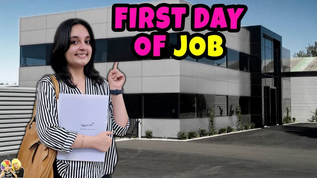 FIRST DAY OF JOB | Aayu and Pihu Show