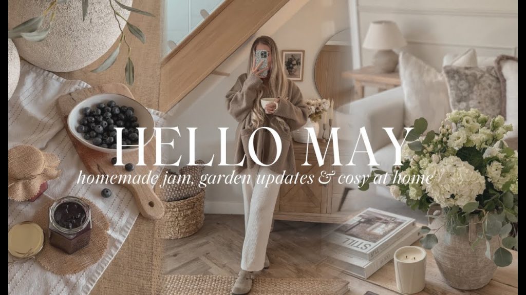 HELLO MAY | an emotional week, homemade jam, crafting, cozy day at home & garden updates🪴
