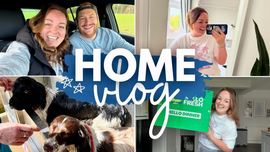 HOME VLOG! 🏡 big wardrobe declutter, Sunday dog walk, cinema date, cooking & resetting our goals 👖
