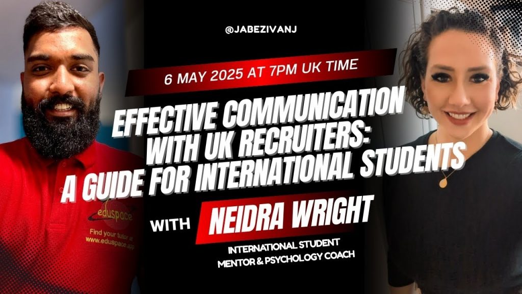 How to Communicate With UK Recruiters? (International Student Edition)