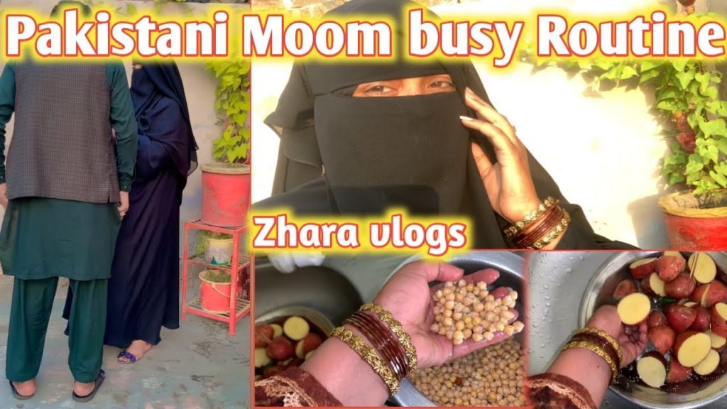How|Spend My Day with mom of 3 kids| Pakistani Mom vlogger|chicken Bhindi Masala Recipe|Zhara vlogs