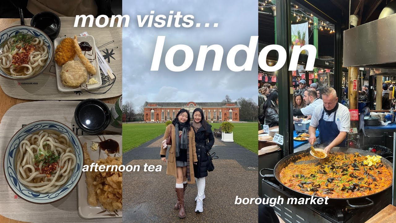 MOM visits me in LONDON | study abroad vlog