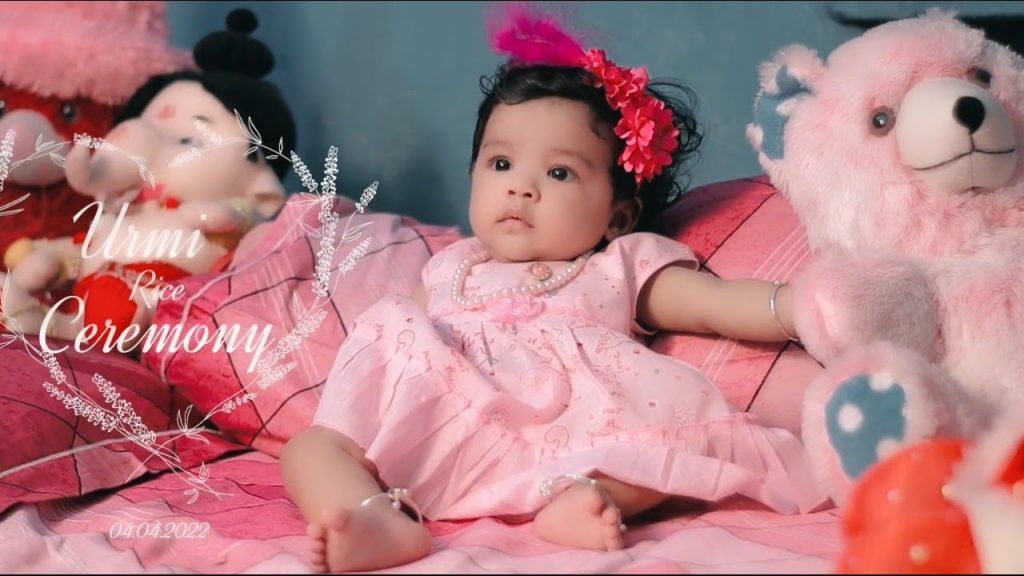 MOST CUTE🥰 BABY RICE CEREMONY🎑 || PORI || BEST BENGALI RICE CEREMONY🎑 @railwaymechanicalinfo