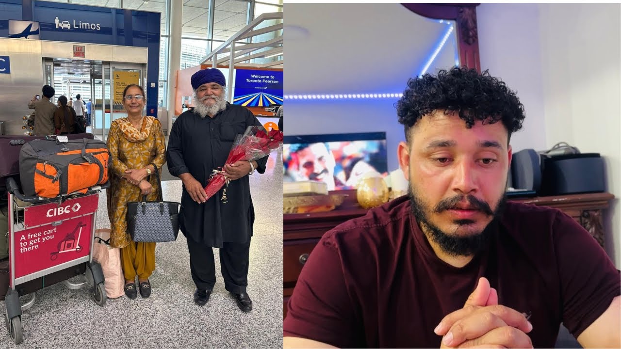Mom Dad finally reached 🇨🇦♥️|| Waheguru mehr kre 🙏🏽