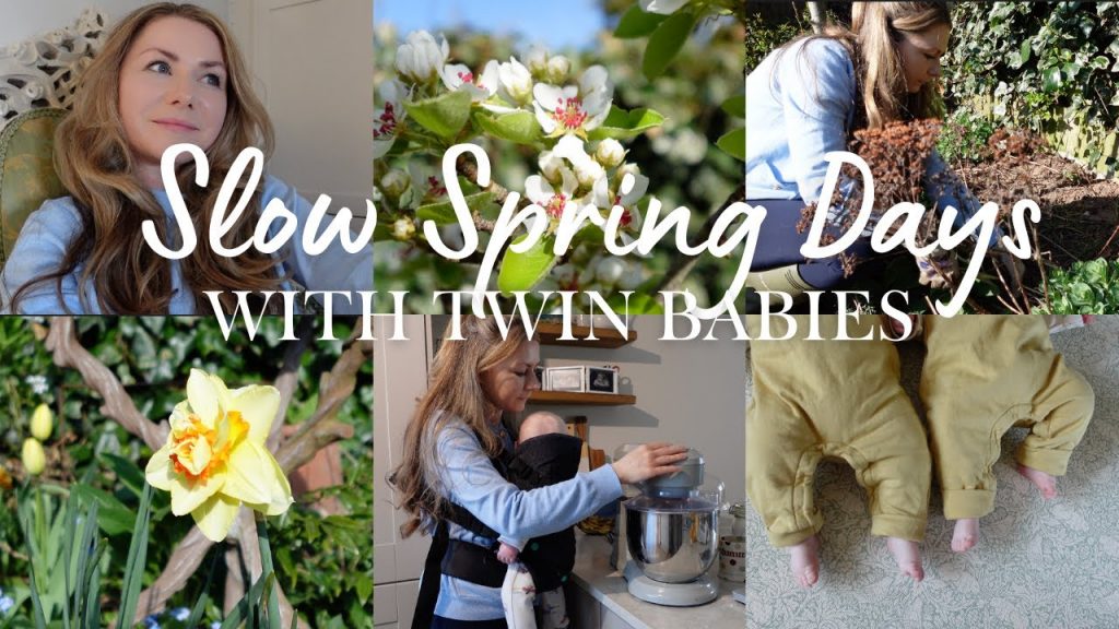 Slow Living With Twin Babies | Baking And Gardening | UK Twin Mum