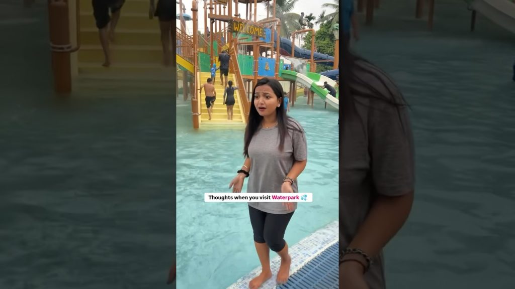 Thoughts in waterpark water💦 #shorts #viral #comedy