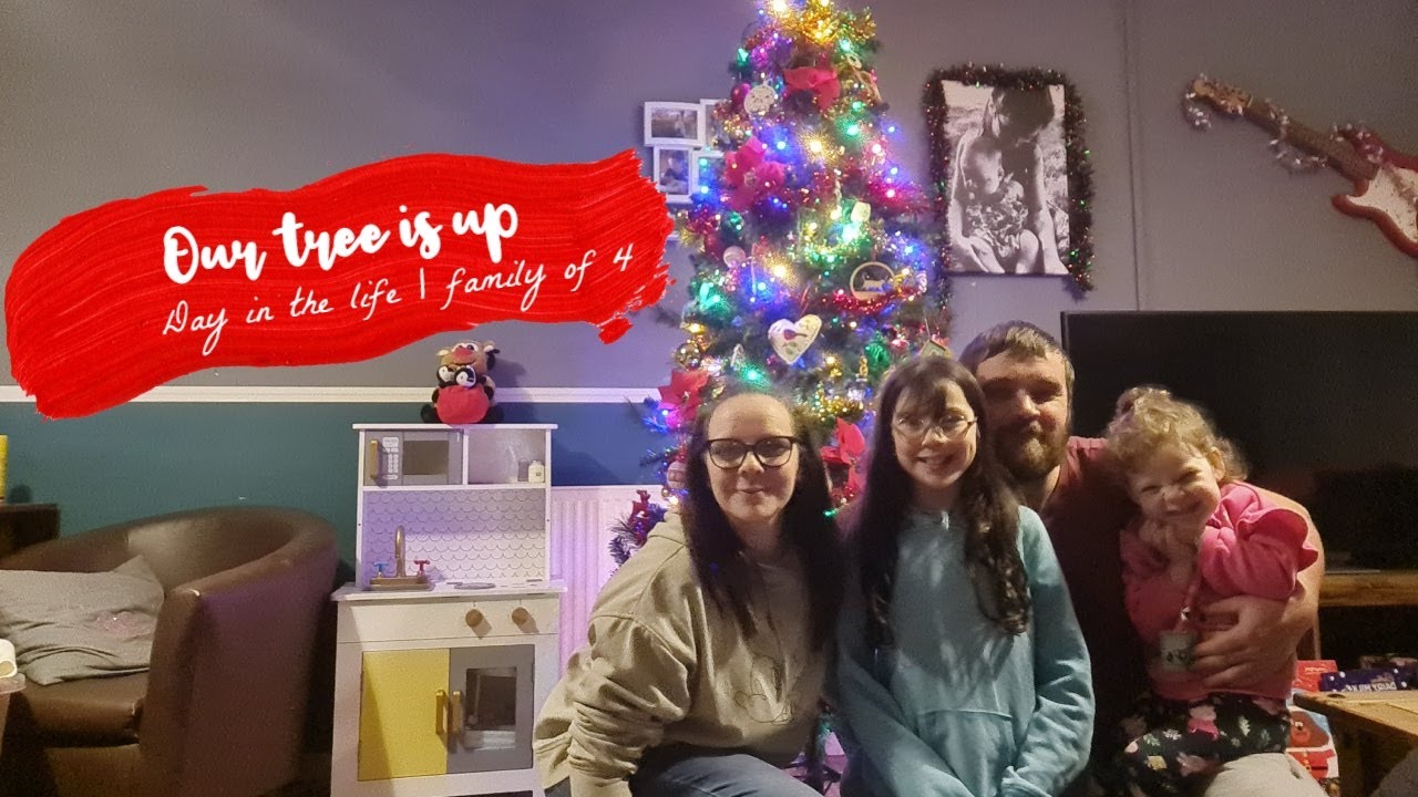 VLOGMAS DAY 3 | THE TREE IS UP | UK MUM OF TWO