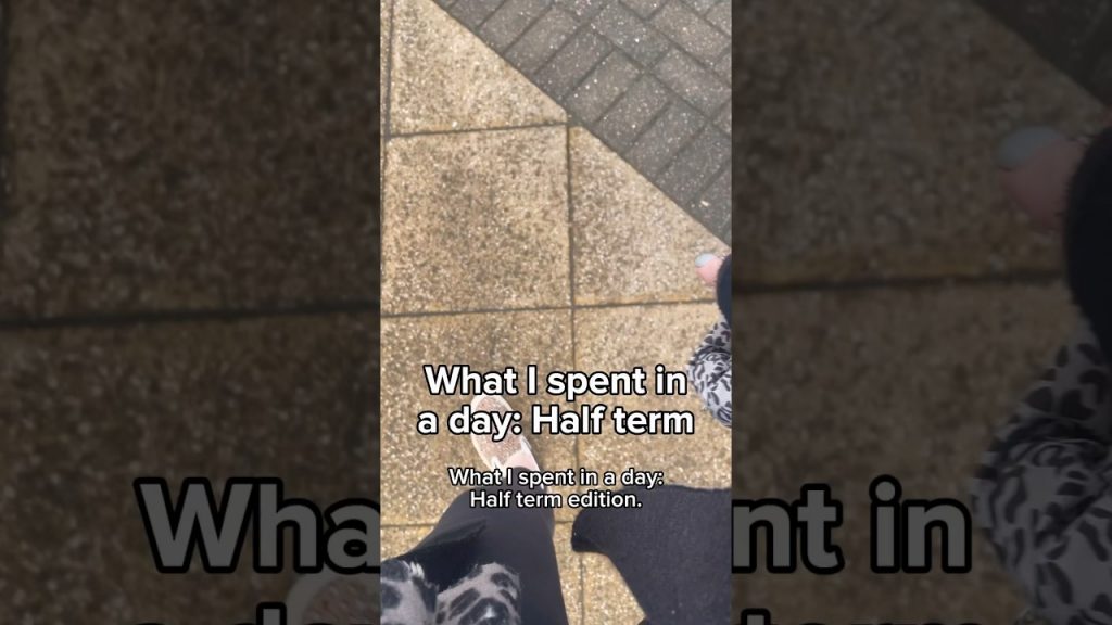 What I spent in a day: Half term edition! UK budgeting mum #budgetingtips #mumvlog #moneysavingtips