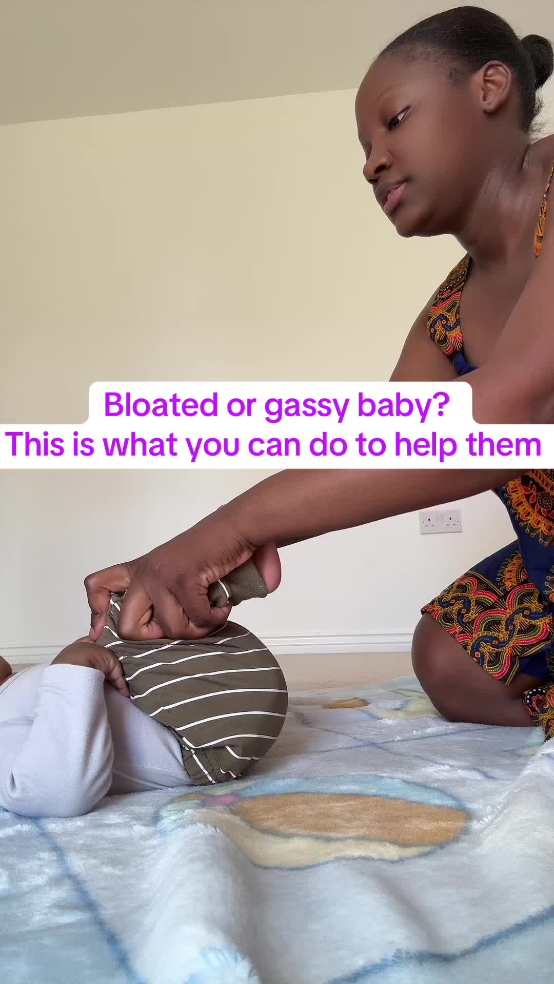 @boyymama_ How to help a gassy baby..  My baby enjoys when I massage him to rele...