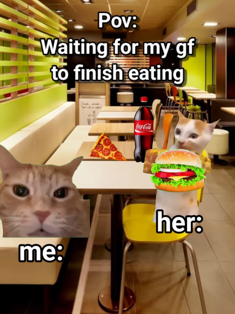 @funny_cute_pets_lover Pov: Eating with my girlfirend #relatable funny #catstori...