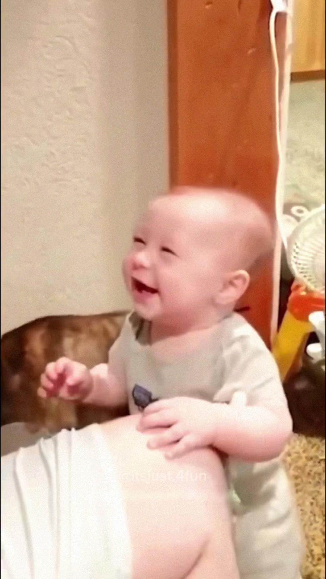 @itsjust.4fun Babies laughing  Funny baby videos #baby #babiesoftiktok #cute #fy...