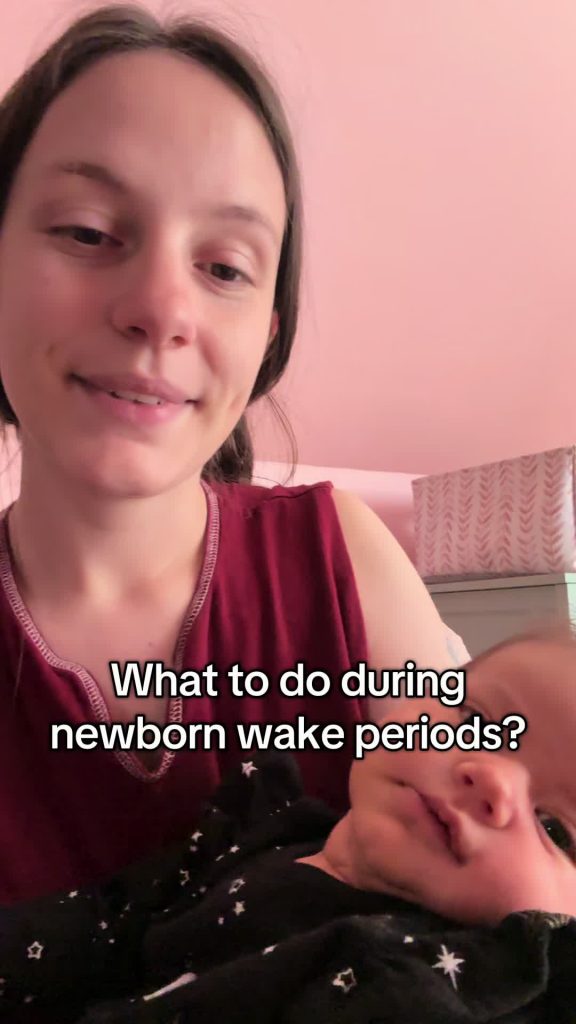 @momof3_celine Your newborn is awake, now what?  #momlife #advice #parentingadvi...