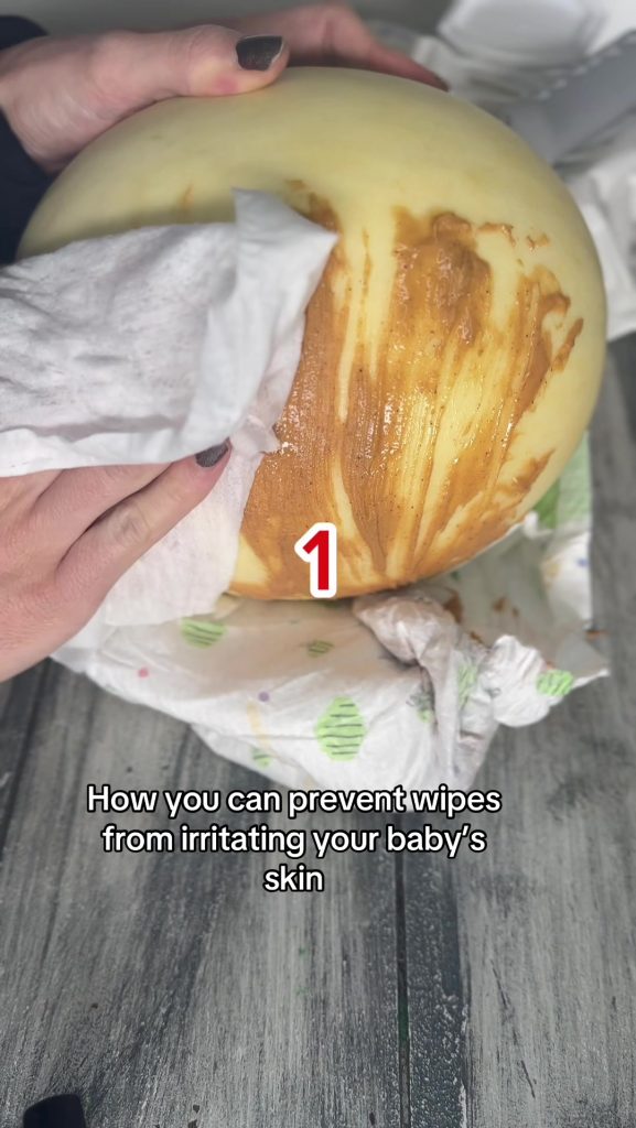 @thebonobobaby Have you ever tried lightly spraying your baby’s  bum with water ...