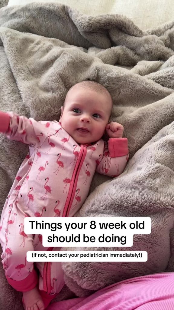 @thequistfamily Things your 8 week old should be doing  funny baby firsttimemom ...