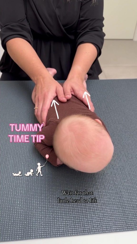 @develobaby Tummy time is hard work. Therefore, many babies try to find all sort...