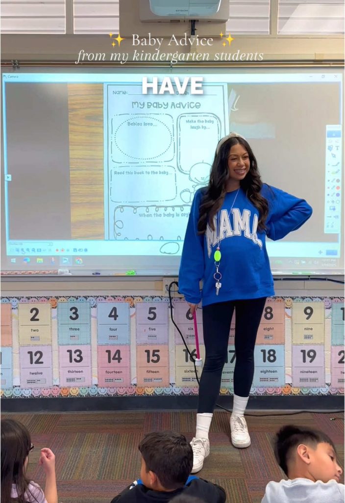 @kinderqueen123 Baby advice from my kindergarten students  #teachersoftiktok #te...
