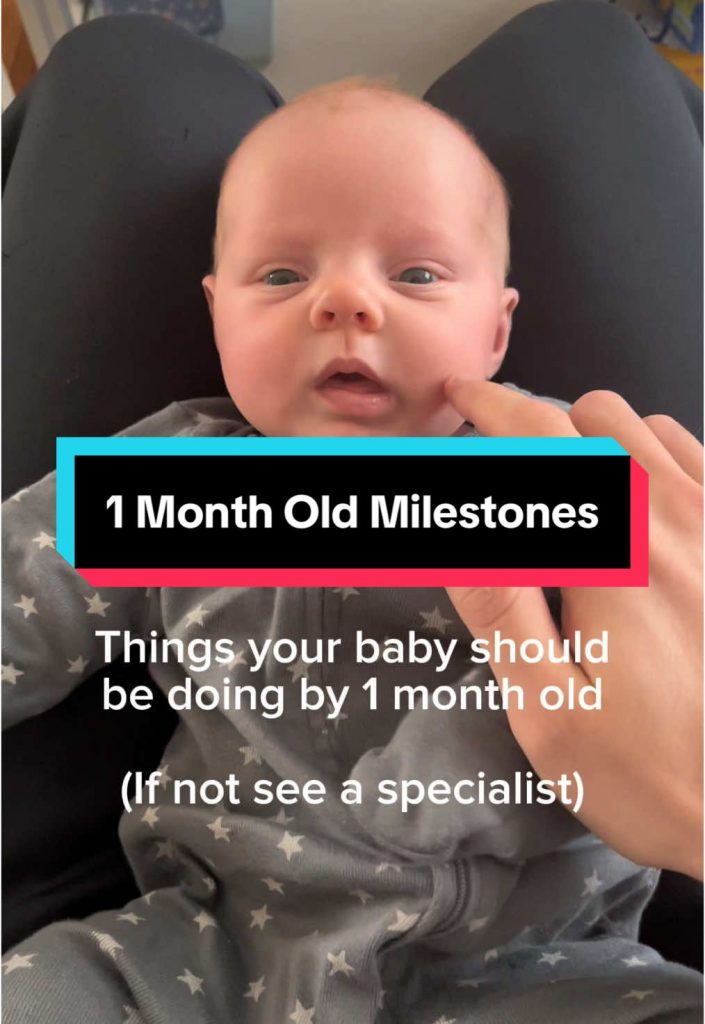 @girldadbrad_ Things your baby should be doing by 1 month old. Unfortunately she...
