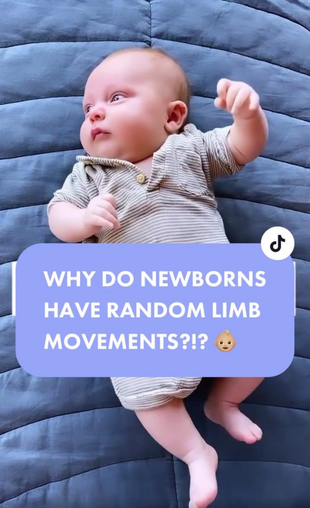 @natural_born_parenting A baby’s random movements in the first months of life ar...