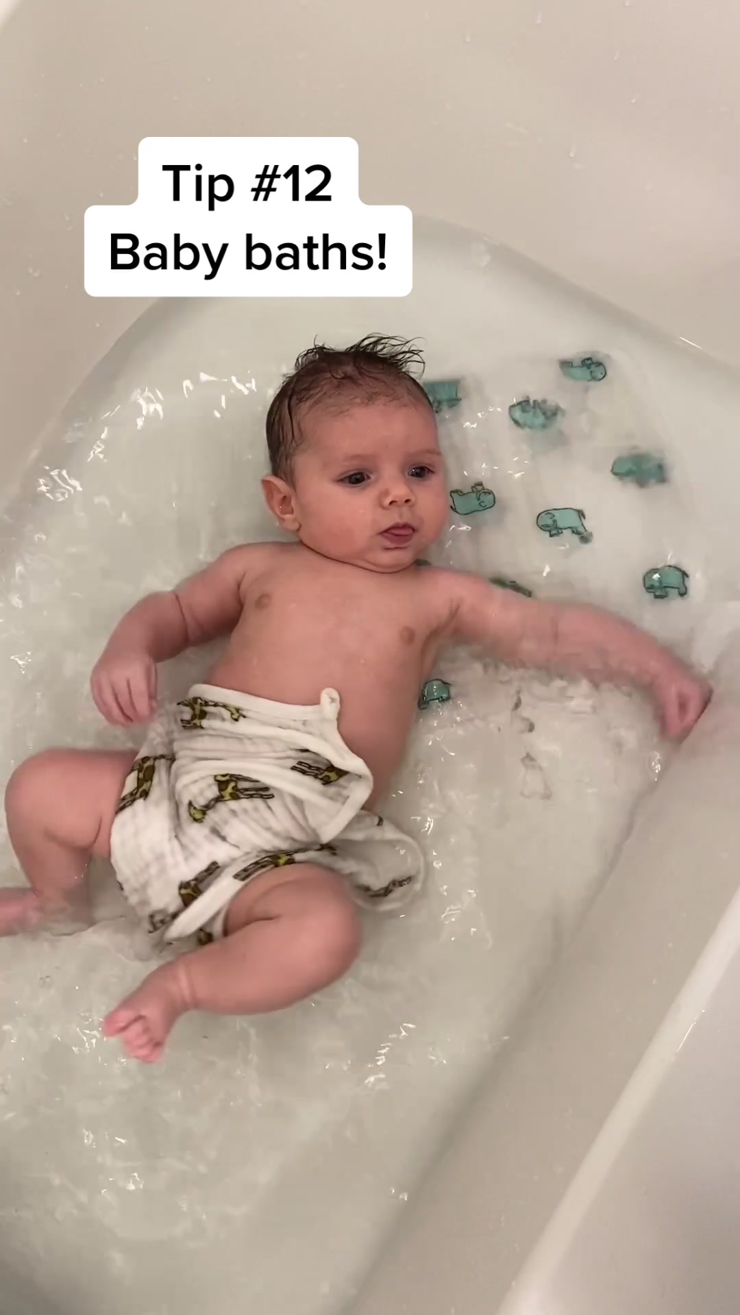 @brooke_and_rhett Tip #12 Baby Baths!  #SkinCare101 #babybaths #babytip #babylov...