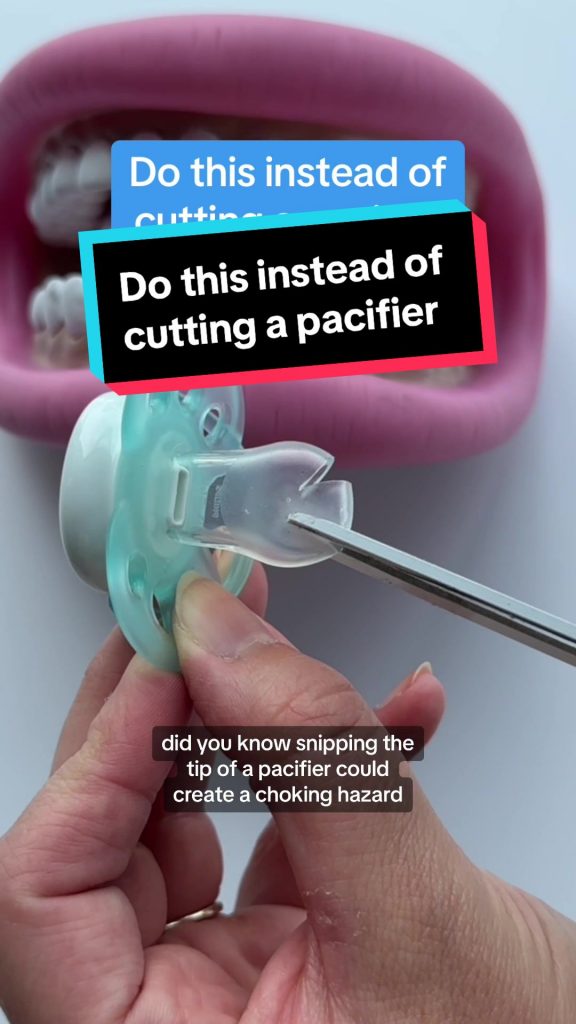 @fridababy Dentists recommend you start weaning your baby off their pacifier aro...