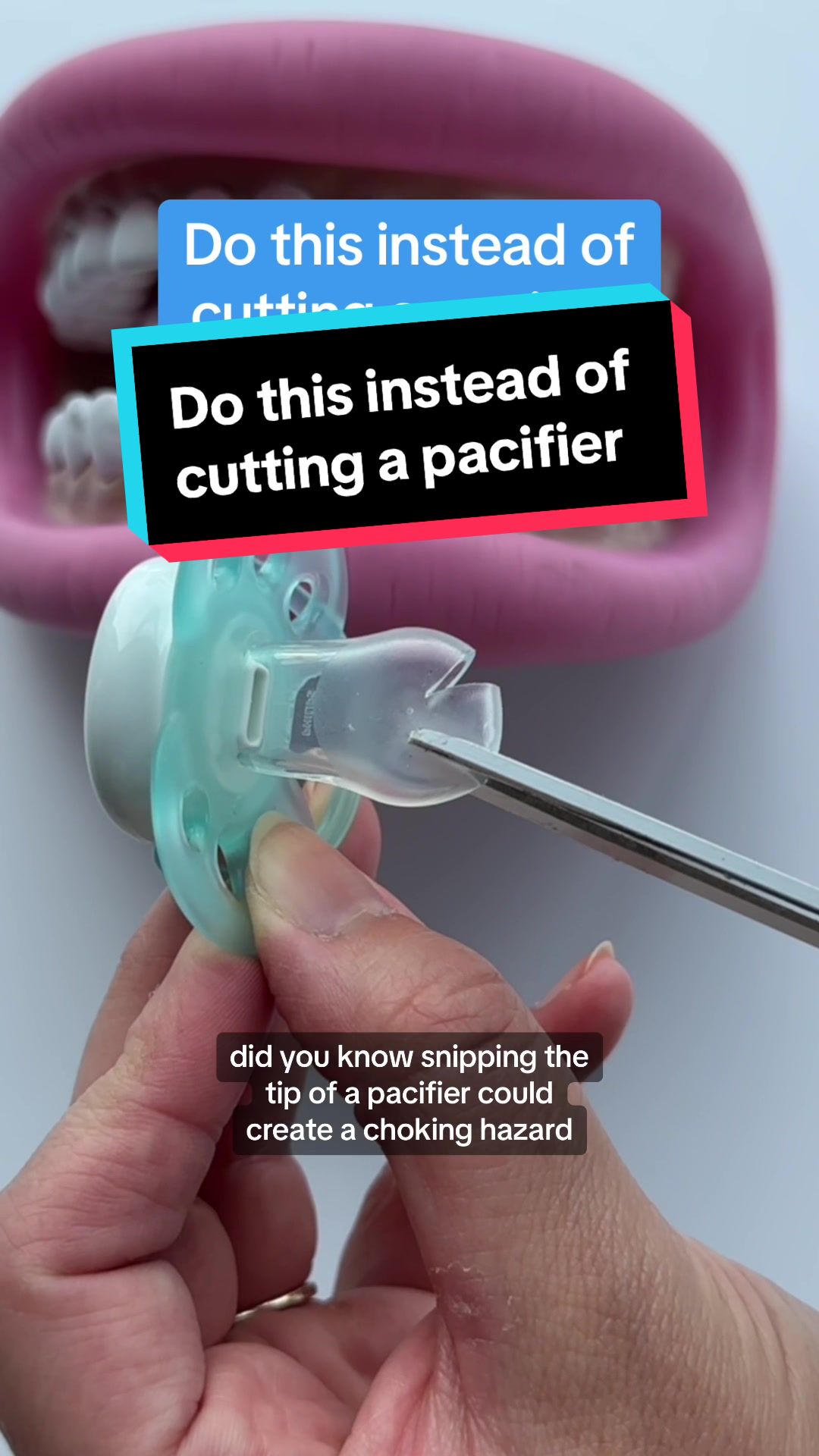@fridababy Dentists recommend you start weaning your baby off their pacifier aro...