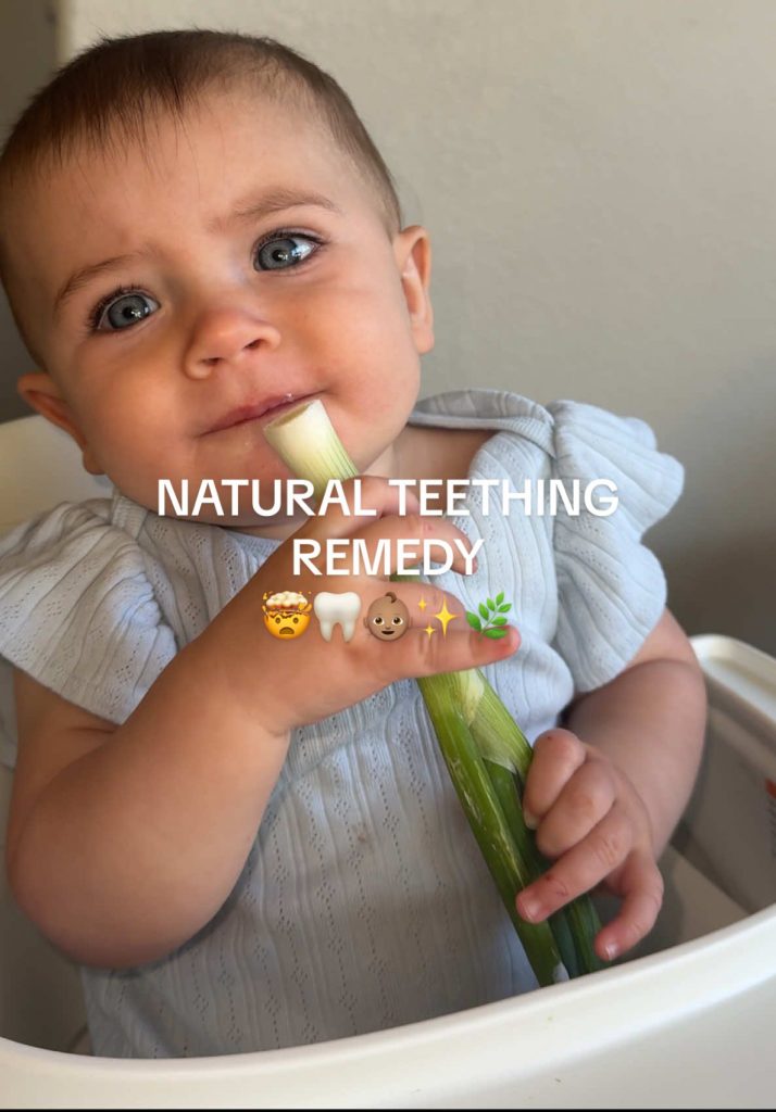 @haileyleafbellamy Natural teething remedy  #teethingbaby #teethinghacks #babyha...