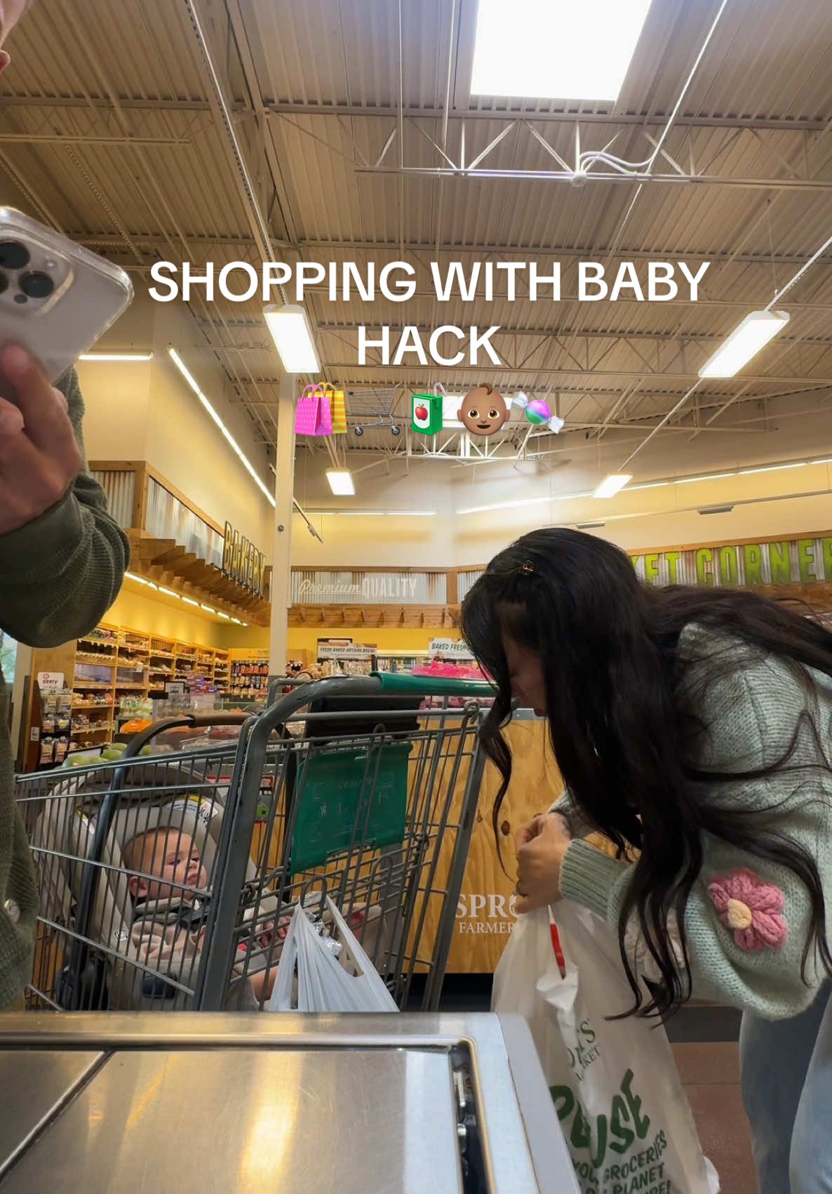 @haileyleafbellamy Shopping with baby hack—did you know about these? #ShoppingWi...