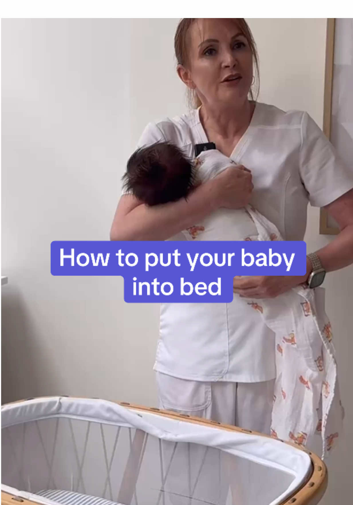 @midwivesownbrand How to put your baby to bed with midwife Rachel  #newbornbaby ...