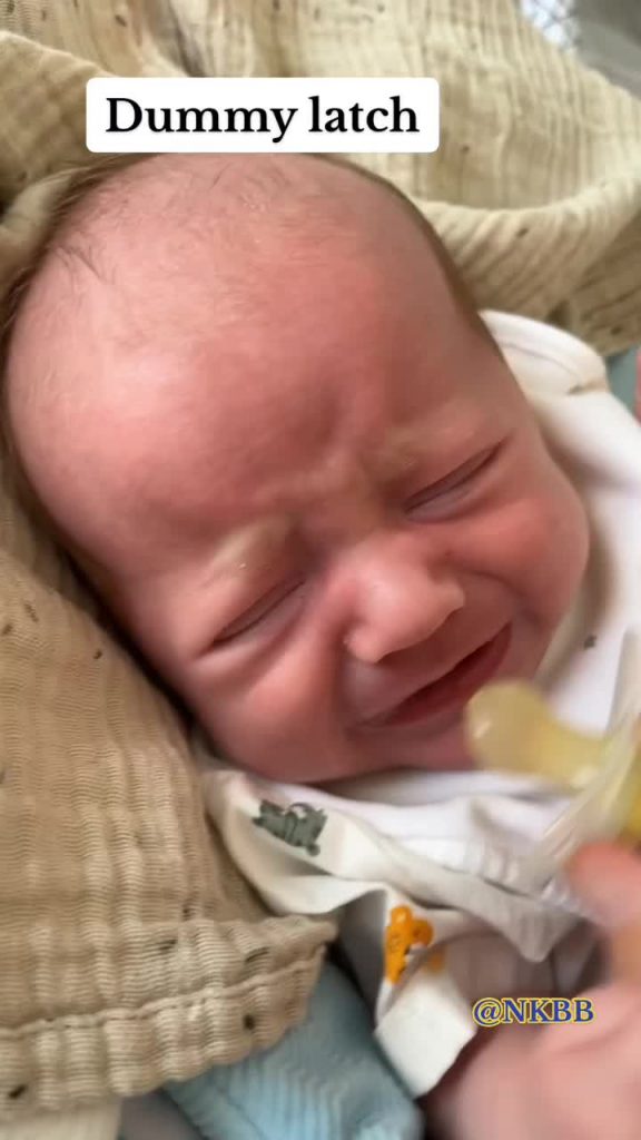 @nannykellybb There is a knack to getting babies to take a dummy or a bottle and...