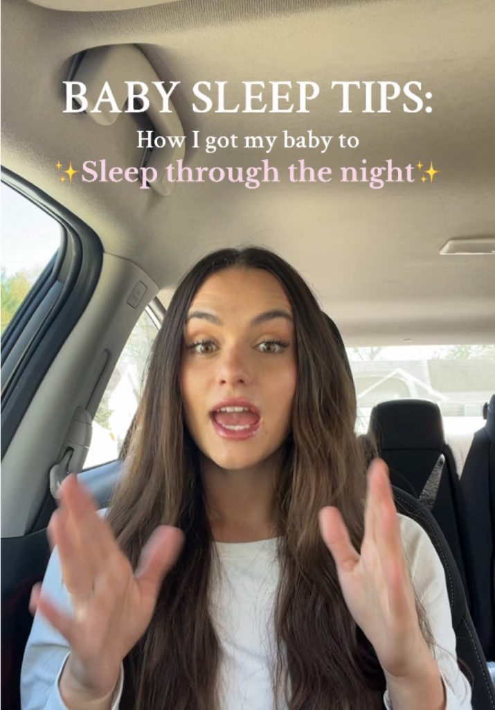 @sarahbanksie Here is what I did to get my baby to sleep through the night!!! I ...