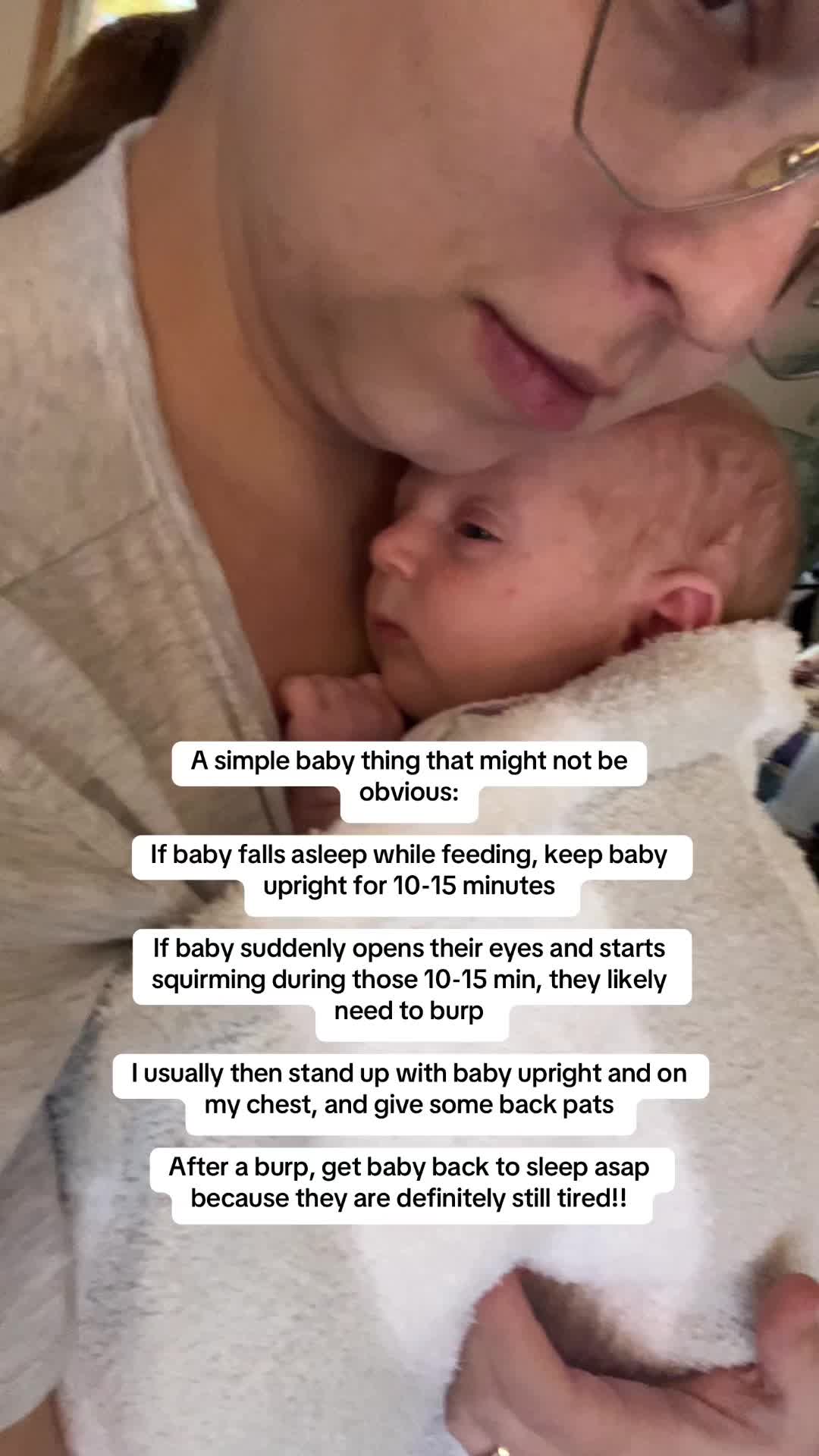 @shaleebayneofficial Yes, you are "supposed to" always try to burp baby after a ...